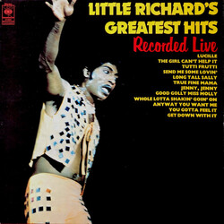 Little Richard Little Richard's Greatest Hits Recorded Live Vinyl LP USED
