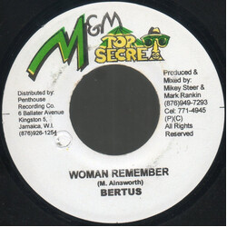 Bertus Woman Remember USED VINYL 7INCH 45 RPM SINGLE
