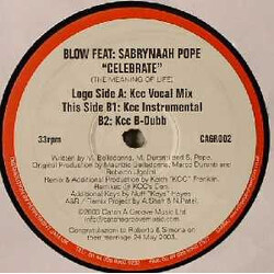 Blow (3) / Sabrynaah Pope Celebrate (The Meaning Of Life) USED VINYL 12INCH