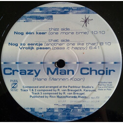 Crazy Man Choir Nog Een Keer / Nog Zo Eentje / Vrolijk Pasen USED VINYL 12INCH