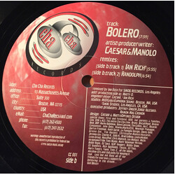 Caesar (26) / DJ Manolo Bolero USED VINYL 12INCH