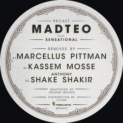 Madteo / Sensational ReCast USED VINYL 12INCH 45 RPM 33 S RPM