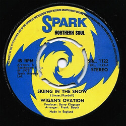 Wigan's Ovation Skiing In The Snow USED VINYL 7INCH 45 RPM SINGLE STEREO