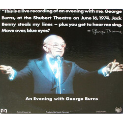 George Burns An Evening With George Burns Vinyl LP USED