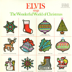 Elvis Presley Elvis Sings The Wonderful World Of Christmas Vinyl LP USED