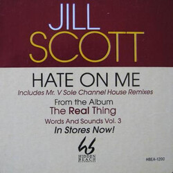 Jill Scott Hate On Me USED VINYL 12INCH SINGLE PROMO 33 S RPM