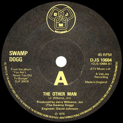 Swamp Dogg The Other Man Vinyl 7" USED