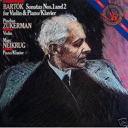 Béla Bartók / Pinchas Zukerman / Marc Neikrug Sonatas Nos. 1 And 2 For Violin & Piano/Klavier Vinyl LP USED