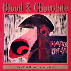 Elvis Costello & The Attractions Blood & Chocolate Vinyl LP USED