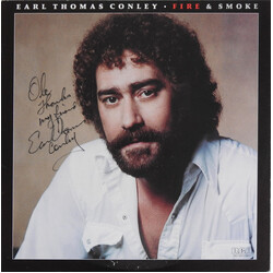 Earl Thomas Conley Fire & Smoke Vinyl LP USED