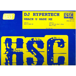 DJ Hypertech Whach U Made Me USED VINYL 12INCH 33 S RPM