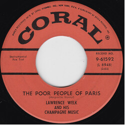 Lawrence Welk And His Champagne Music The Poor People Of Paris / Nobody Knows But The Lord USED VINYL 7INCH 45 RPM SINGLE