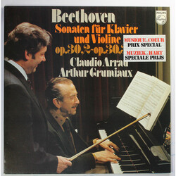 Ludwig van Beethoven / Arthur Grumiaux / Claudio Arrau Sonaten Für Klavier Und Violine Op.30,2  -Op 30,3 Vinyl LP USED