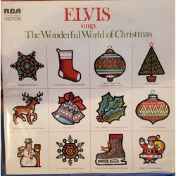 Elvis Presley Elvis Sings The Wonderful World Of Christmas Vinyl LP USED