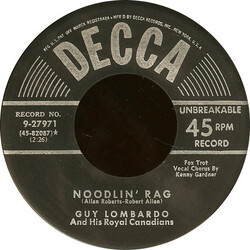 Guy Lombardo And His Royal Canadians Noodlin' Rag USED VINYL 7INCH 45 RPM