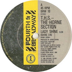 The Horne Section Lady Shine (Shine On) USED VINYL 7INCH 45 RPM SINGLE