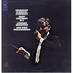Sergei Prokofiev / Georges Bizet / Leonard Bernstein / New York Philharmonic Classical Symphony / Symphony In C Vinyl LP USED