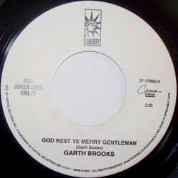 Garth Brooks God Rest Ye Merry Gentleman USED VINYL 7INCH SINGLE JUKEBOX