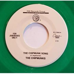 The Chipmunks The Chipmunk Song / Frosty The Snowman USED VINYL 7INCH 45 RPM JUKEBOX