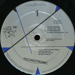 Technotronic Techno Medley / Rockin' Over The Beat USED VINYL 12INCH 33 S RPM
