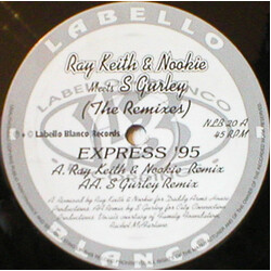 Ray Keith / Nookie / Steve Gurley Express '95 (The Remixes) USED VINYL 12INCH 45 RPM