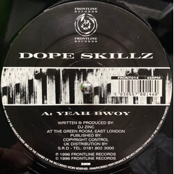 Dope Skillz Yeah Bwoy / The Fix USED VINYL 12INCH 45 RPM