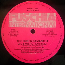 Queen Samantha Give Me Action USED VINYL 12INCH 33 S RPM PROMO