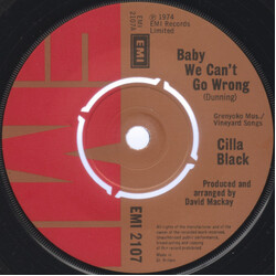 Cilla Black Baby We Can't Go Wrong USED VINYL 7INCH