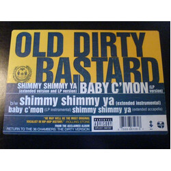 Ol' Dirty Bastard Shimmy Shimmy Ya USED VINYL 12INCH 33 S RPM REISSUE