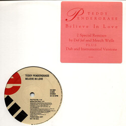 Teddy Pendergrass Believe In Love USED VINYL 12INCH 33 S RPM PROMO