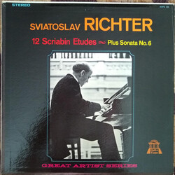 Alexander Scriabine / Sviatoslav Richter 12 Scriabin Etudes ~ Plus Sonata No. 6 Vinyl LP USED