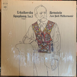 Pyotr Ilyich Tchaikovsky / Leonard Bernstein / The New York Philharmonic Orchestra Symphony No. 3 ("Polish") Vinyl LP USED