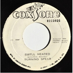 Burning Spear / Winston Rodney / Sound Dimension Swell Headed / Swell Headed (Part Two) USED VINYL 7INCH 45 RPM
