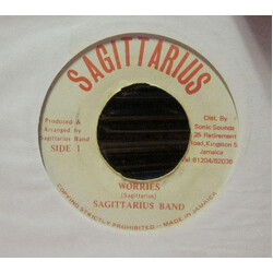 The Sagittarius Band Worries USED VINYL 7INCH 45 RPM