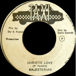 The Majesterians / Sly & Robbie / The Taxi Gang Christie Love USED VINYL 7INCH 45 RPM
