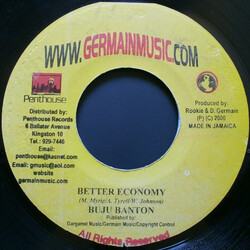 Buju Banton Better Economy USED VINYL 7INCH 45 RPM