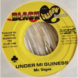 Mr. Vegas Under Mi Guiness USED VINYL 7INCH