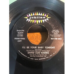 Emmylou Harris I'll Be Your Baby Tonight USED VINYL 7INCH 45 RPM PROMO