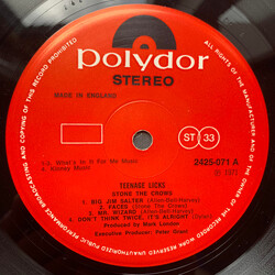 Stone The Crows Teenage Licks Vinyl LP USED