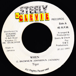 Tiger When USED VINYL 7INCH 45 RPM