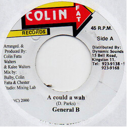General B A Could A Wah USED VINYL 7INCH