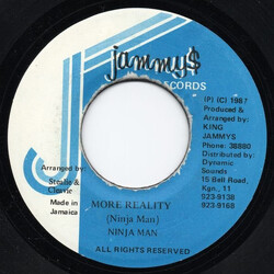 Ninjaman More Reality USED VINYL 7INCH 45 RPM