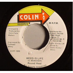 Round Head / Steely & Clevie Weed Is Life / Version Shatta USED VINYL 7INCH