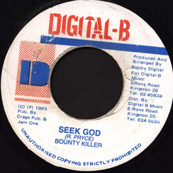 Bounty Killer Seek God USED VINYL 7INCH 45 RPM