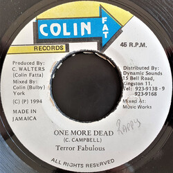 Terror Fabulous One More Dead USED VINYL 7INCH 45 RPM