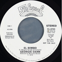 Georgie Dann El Bimbo USED VINYL 7INCH 45 RPM PROMO STYRENE STEREO