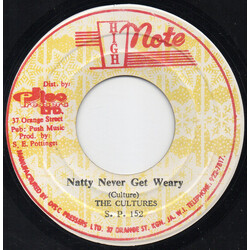 Culture Natty Never Get Weary USED VINYL 7INCH 45 RPM