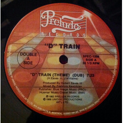 D-Train "D" Train (Theme) (Dub) / Tryin' To Get Over USED VINYL 12INCH 33 S RPM