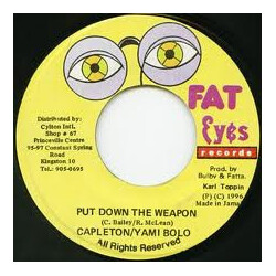 Yami Bolo / Capleton Put Down The Weapon USED VINYL 7INCH 45 RPM