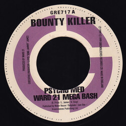 Bounty Killer / Boom Dandimite / Ward 21 Psycho Med Ward 21 Mega Bash / Drop Top USED VINYL 7INCH 45 RPM